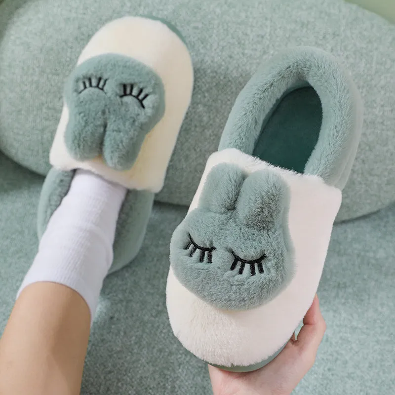 Fuzzy Animal Slippers for Women