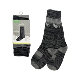 Genetics Kids Snow Socks-BLACK