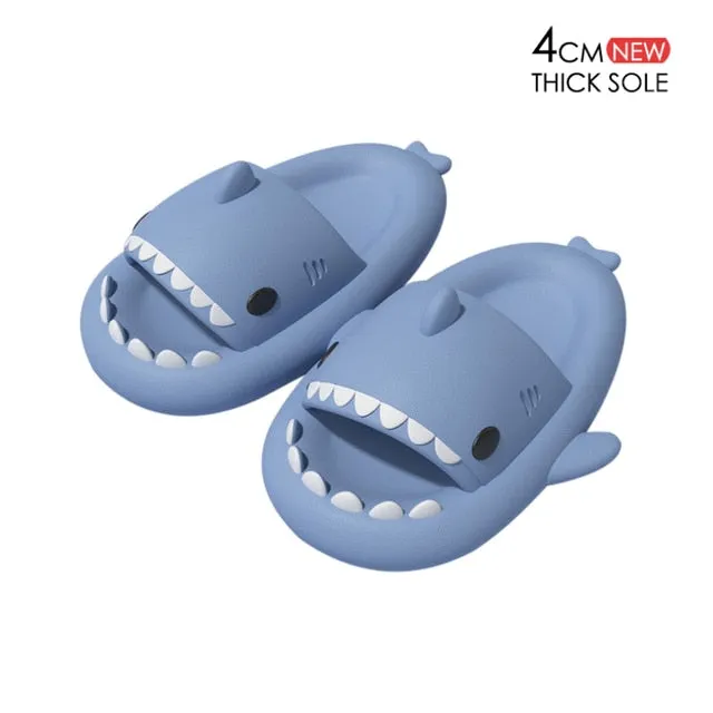 Graffiti Cloudy Shark Slippers