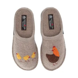 Haflinger Gallina Slippers - Natural