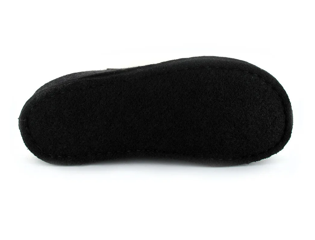 HAFLINGER® Wool Felt Slippers | Flair Soft, Charcoal