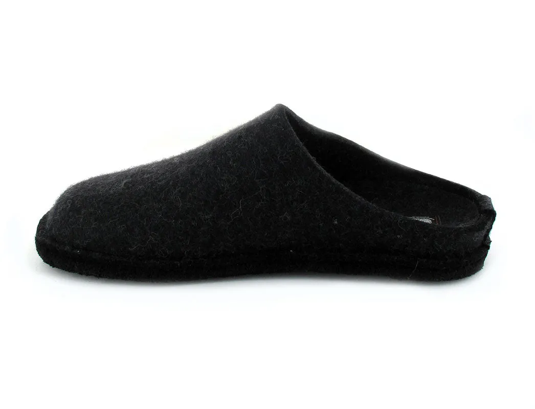 HAFLINGER® Wool Felt Slippers | Flair Soft, Charcoal