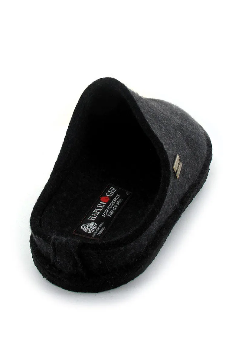 HAFLINGER® Wool Felt Slippers | Flair Soft, Charcoal