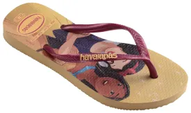 Havaianas Slim Princess In Gold For Kids