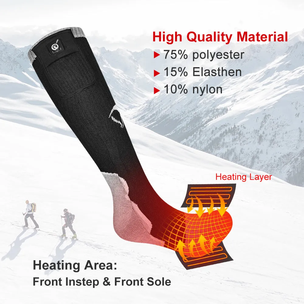 Heated Socks with Rechargeable Electric Battery for Men & Women