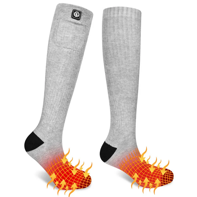 Heated Socks with Rechargeable Electric Battery for Men & Women