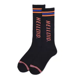 Helloid Logo Snow Socks-BLACK