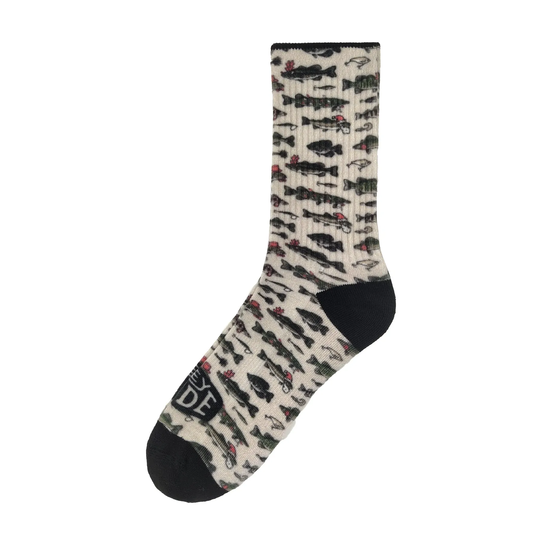 HEYDUDE™ Holiday Fishmas Sock - FIshmas Grey