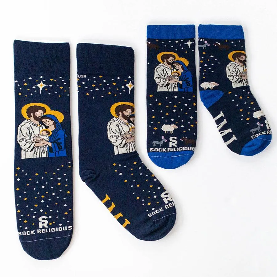 Holy Family Adult Socks