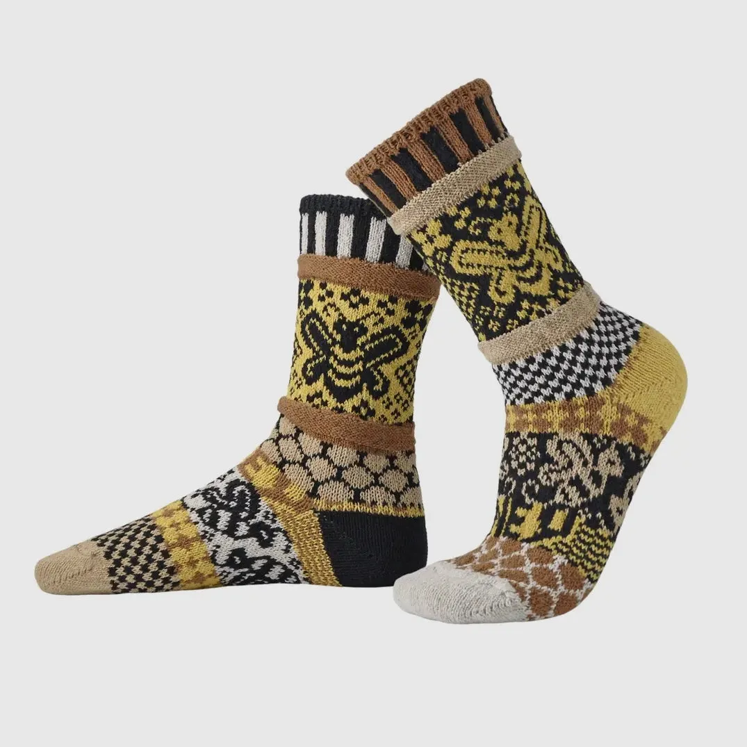 Honey Bee Crew Socks – Support Pollinators in Style