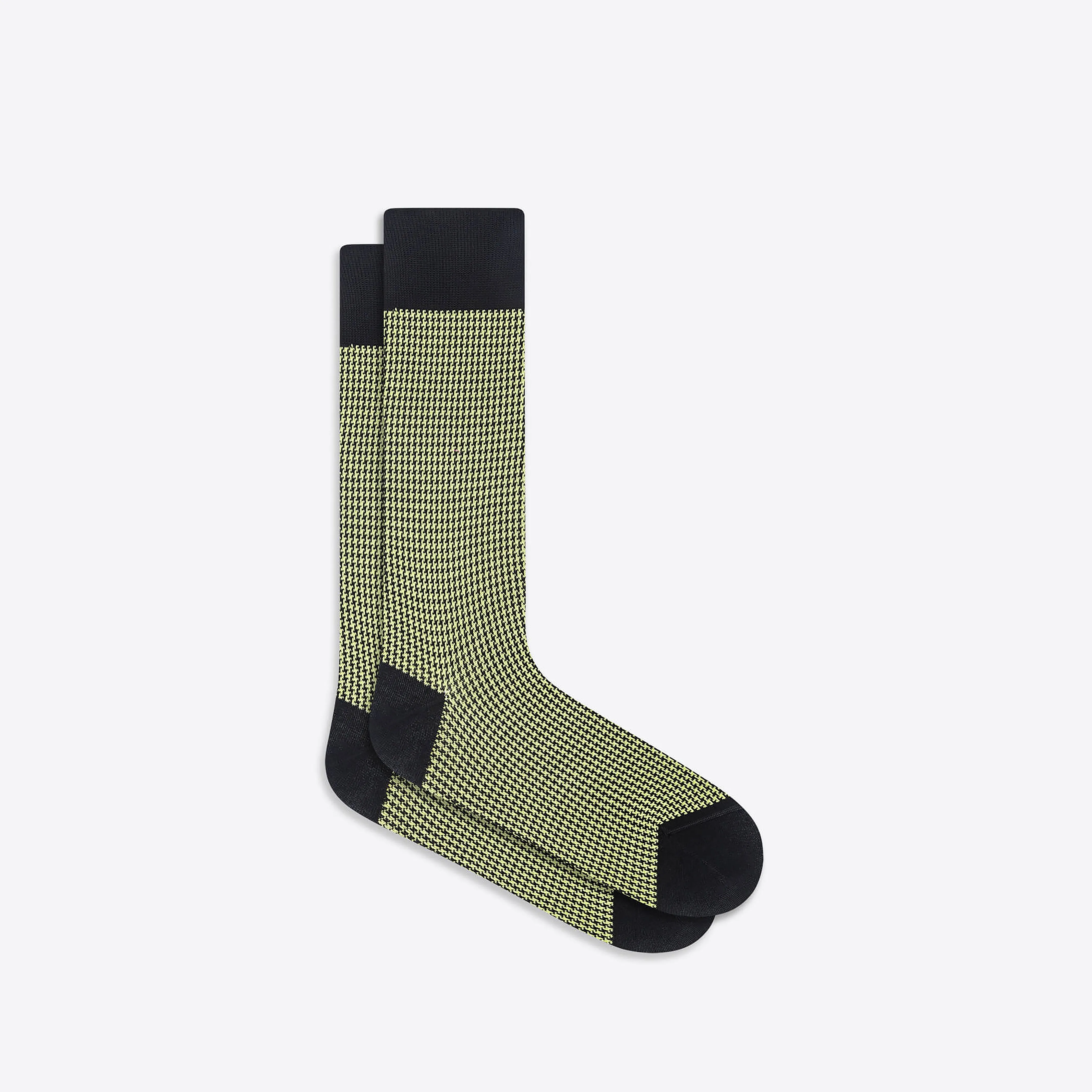 Hound's Tooth Mid-Calf Socks