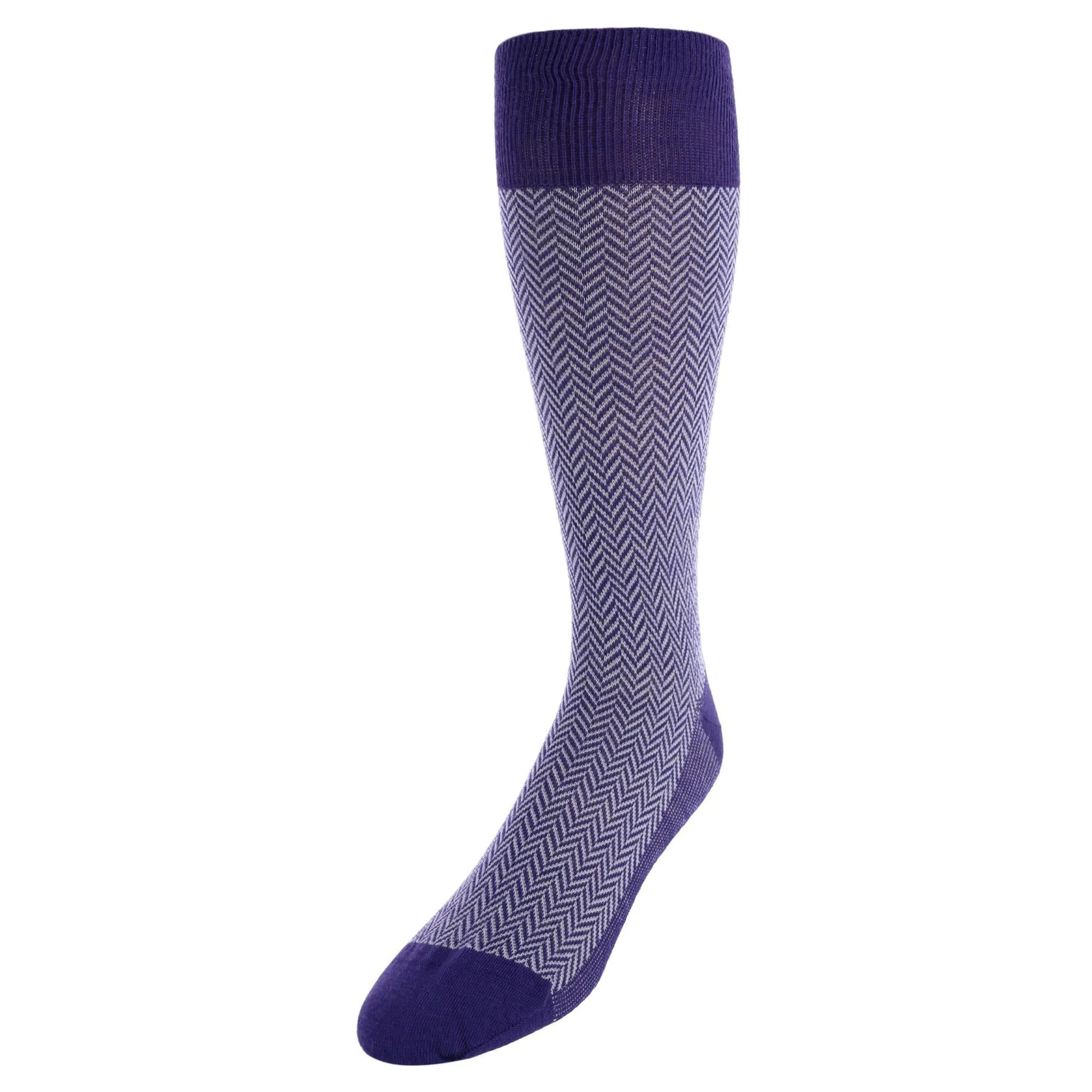 Hunter Merino Wool Herringbone Mid-Calf Socks