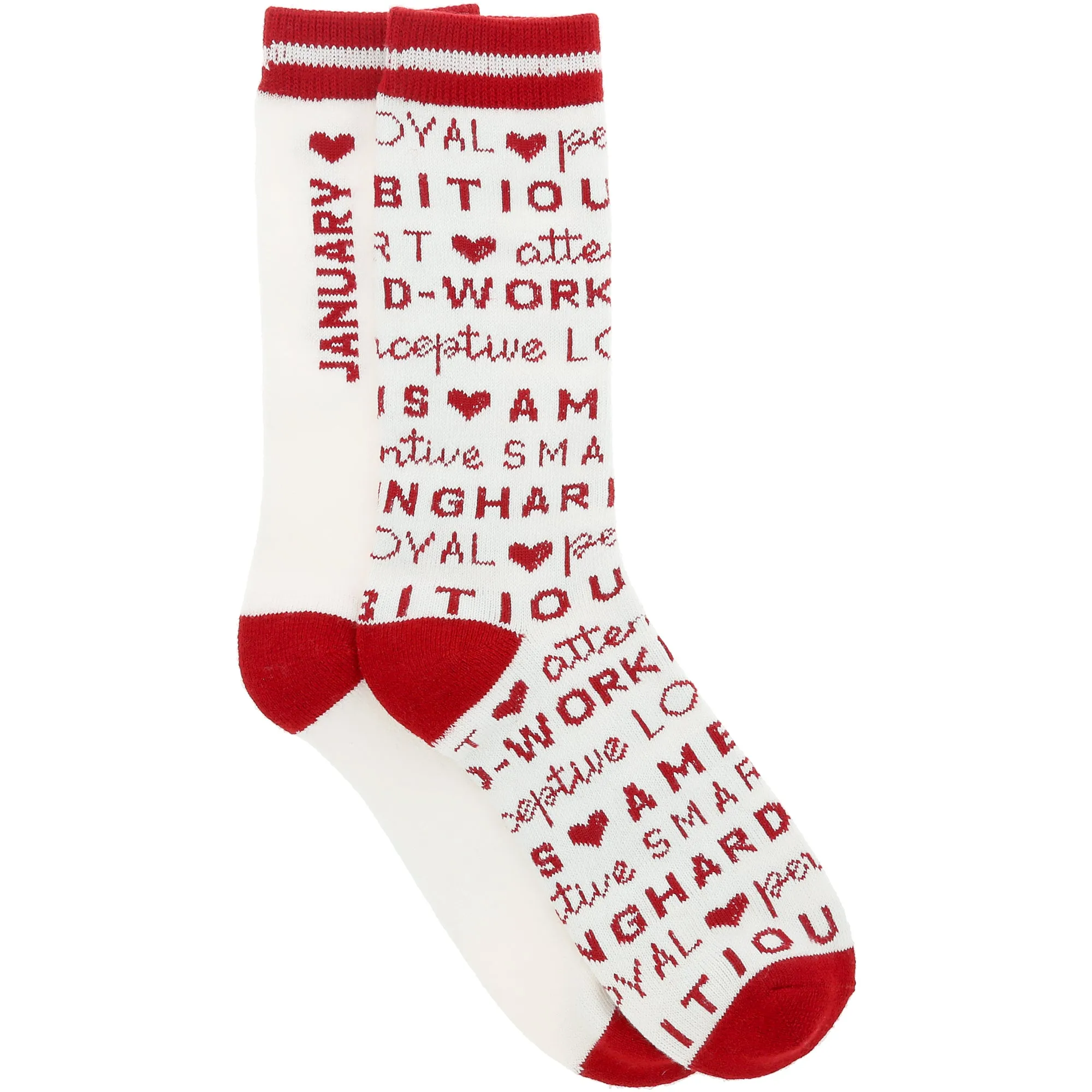 January Unisex Crew Sock