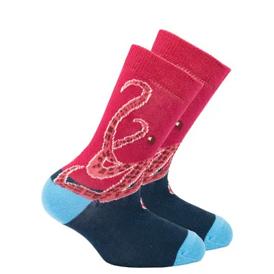 Kid's Octopus Crew Socks