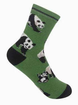 Kids Panda Crew Sock