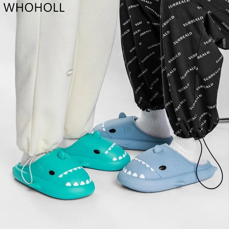 Kids Parents Shark Slippers