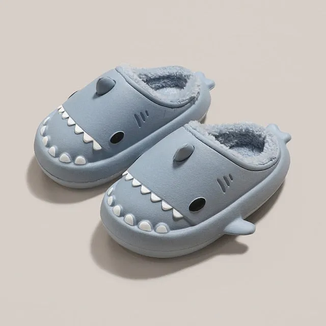 Kids Parents Shark Slippers