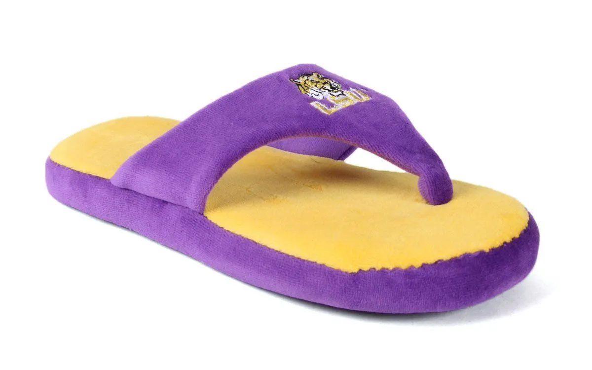 LSU Tigers Comfy Feet Flip Flop Slippers