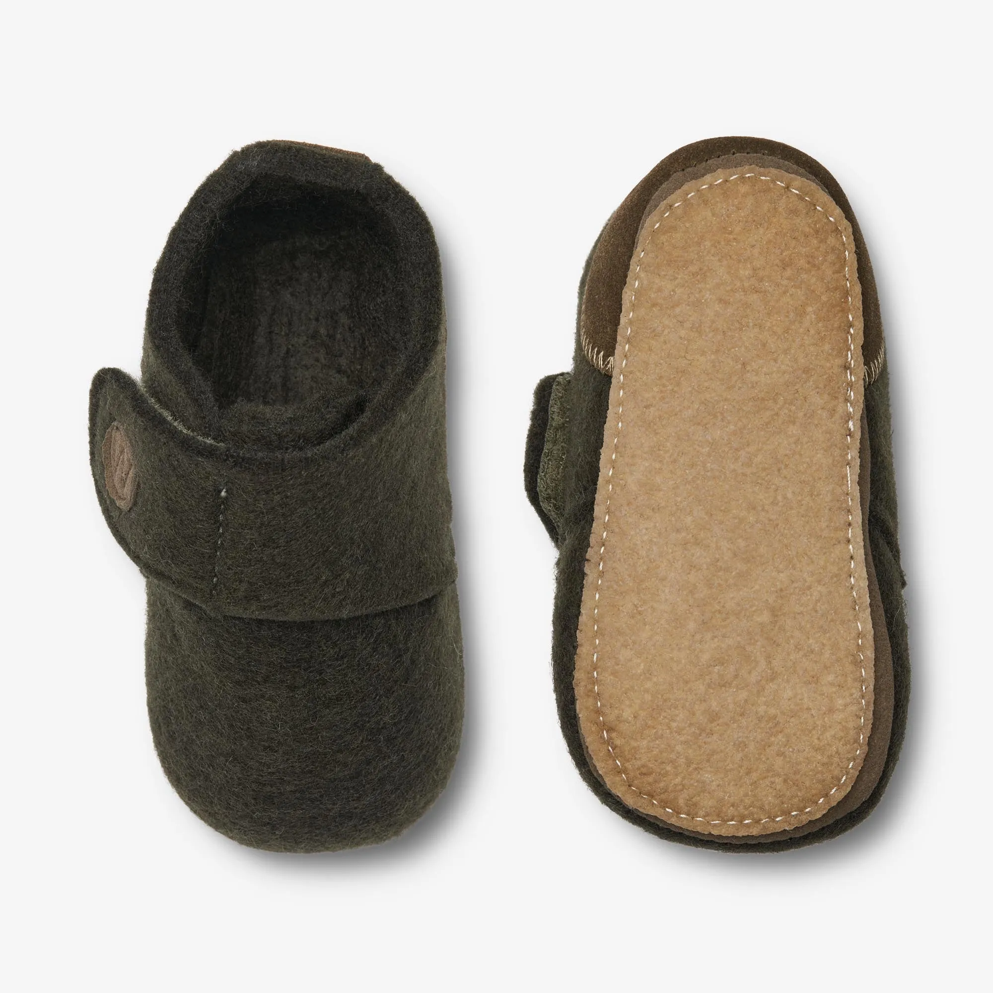 Marlin Felt Home Shoe - olive