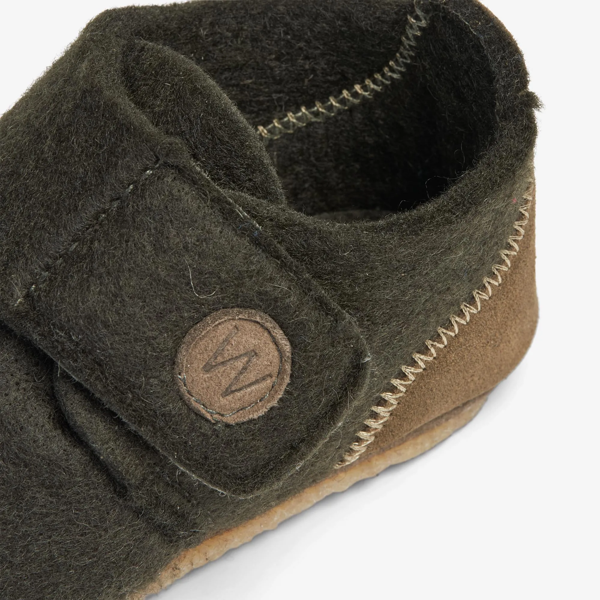 Marlin Felt Home Shoe - olive