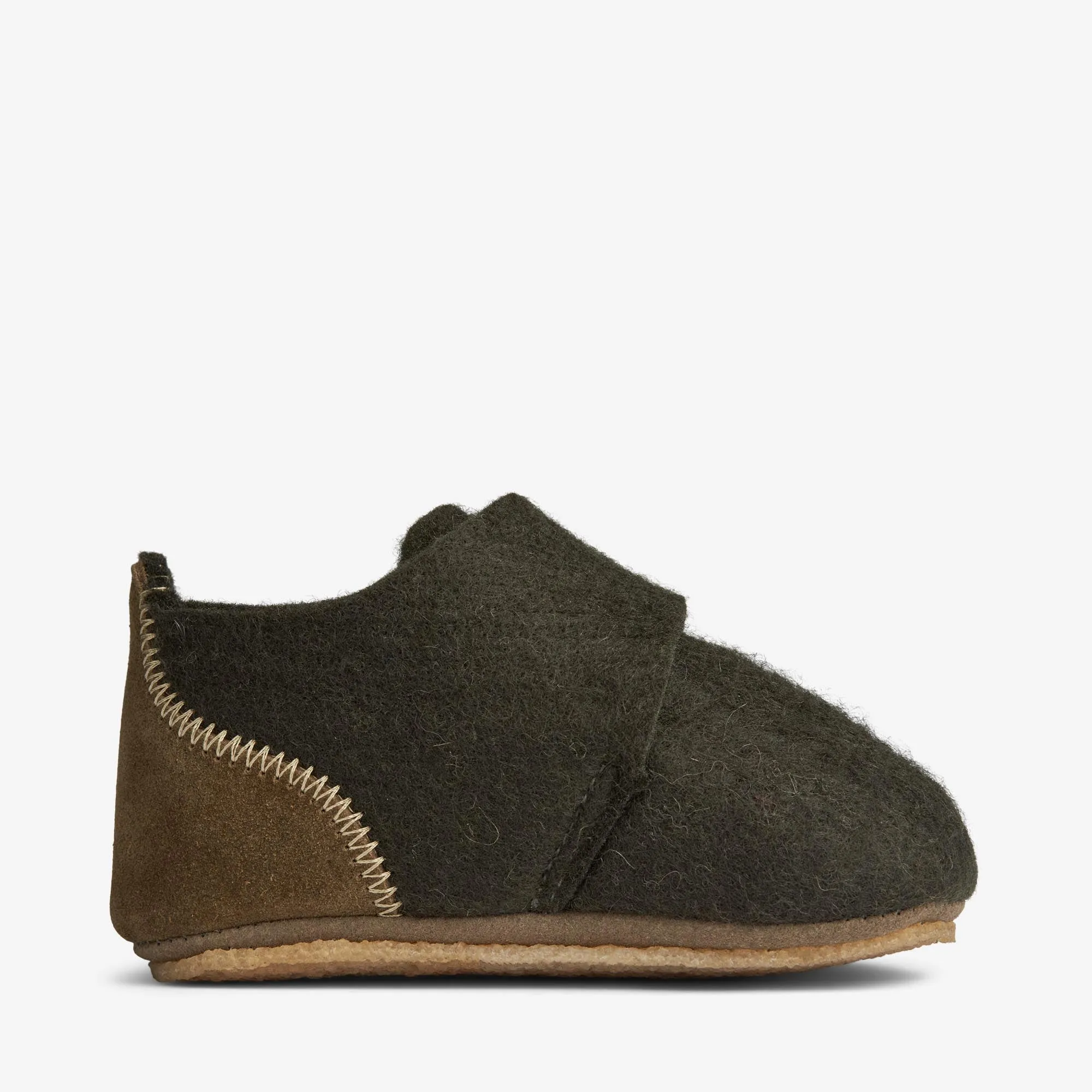 Marlin Felt Home Shoe - olive