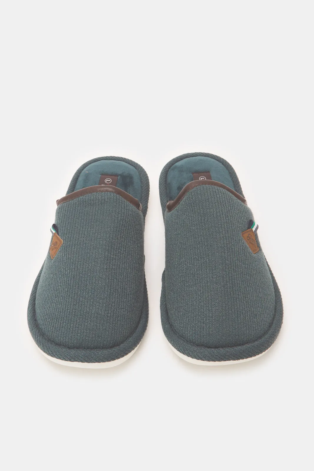 Men Olive Mule Slipper