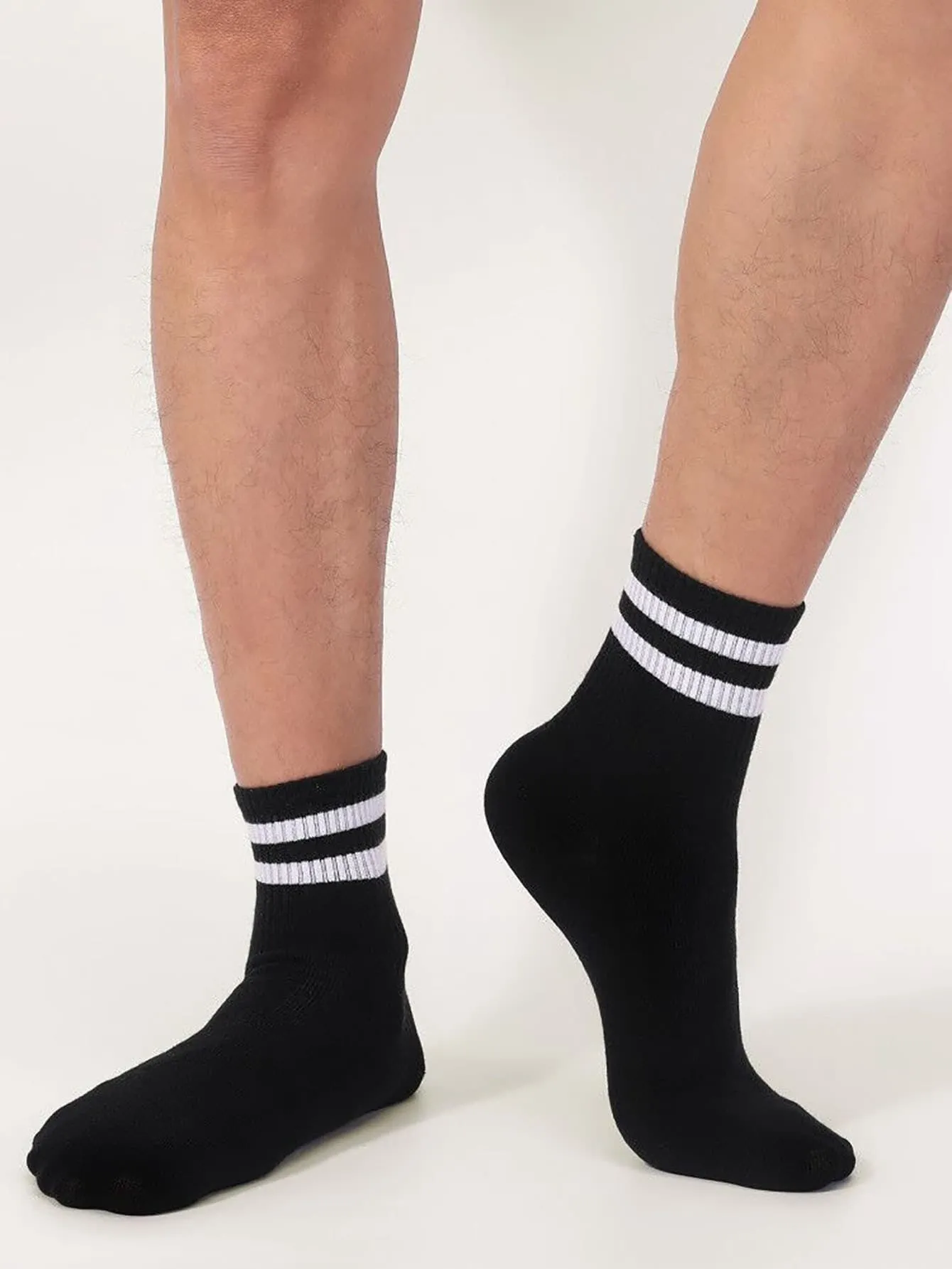 Men Striped Crew Socks Silly Socks for Men Funky Socks Funny Socks Novelty Socks