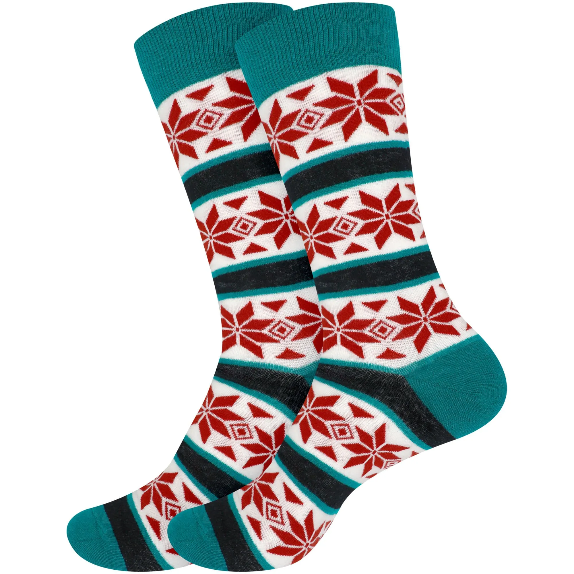 Men's Cotton Christmas Design Socks