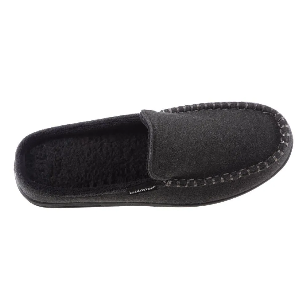 Men’s Faux Woolen Grady Hoodback Slippers