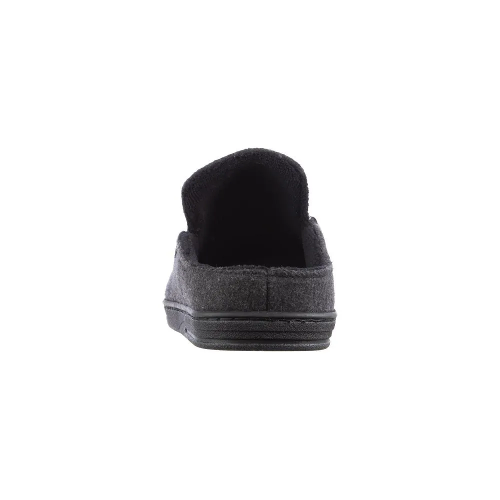 Men’s Faux Woolen Grady Hoodback Slippers