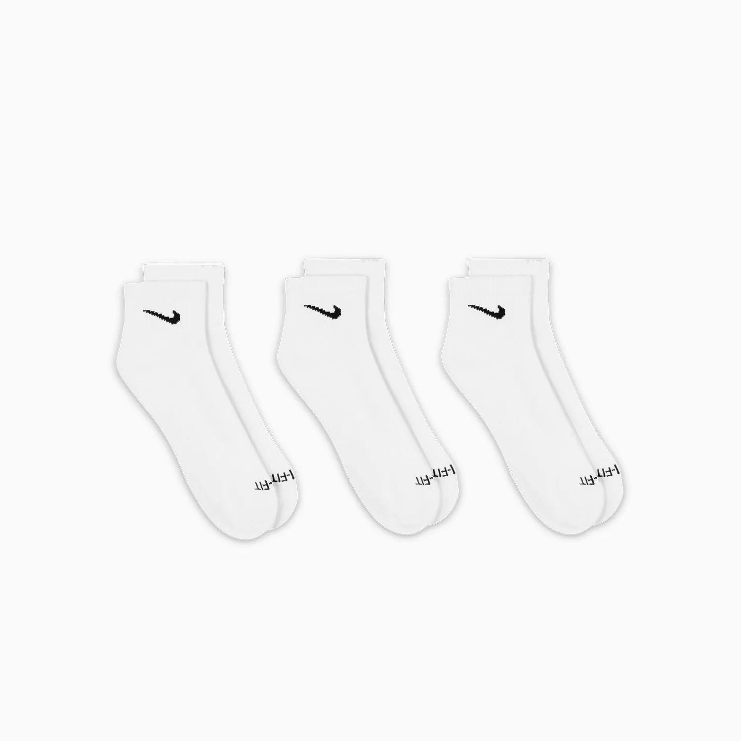 Men's Nike Everyday Plus Cushioned Ankle Socks (3 Pairs)