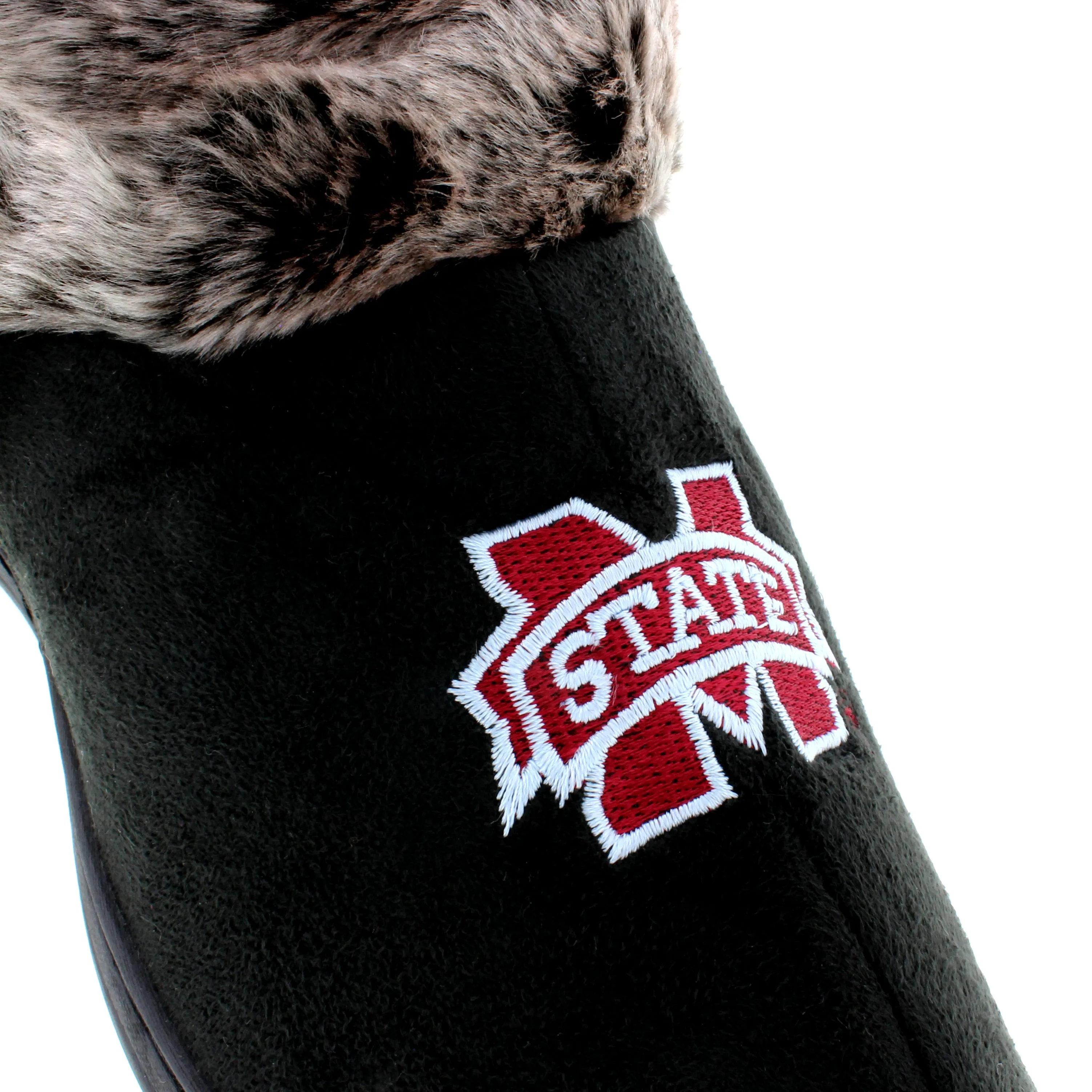 Mississippi State Bulldogs Faux Sheepskin Furry Top Slipper