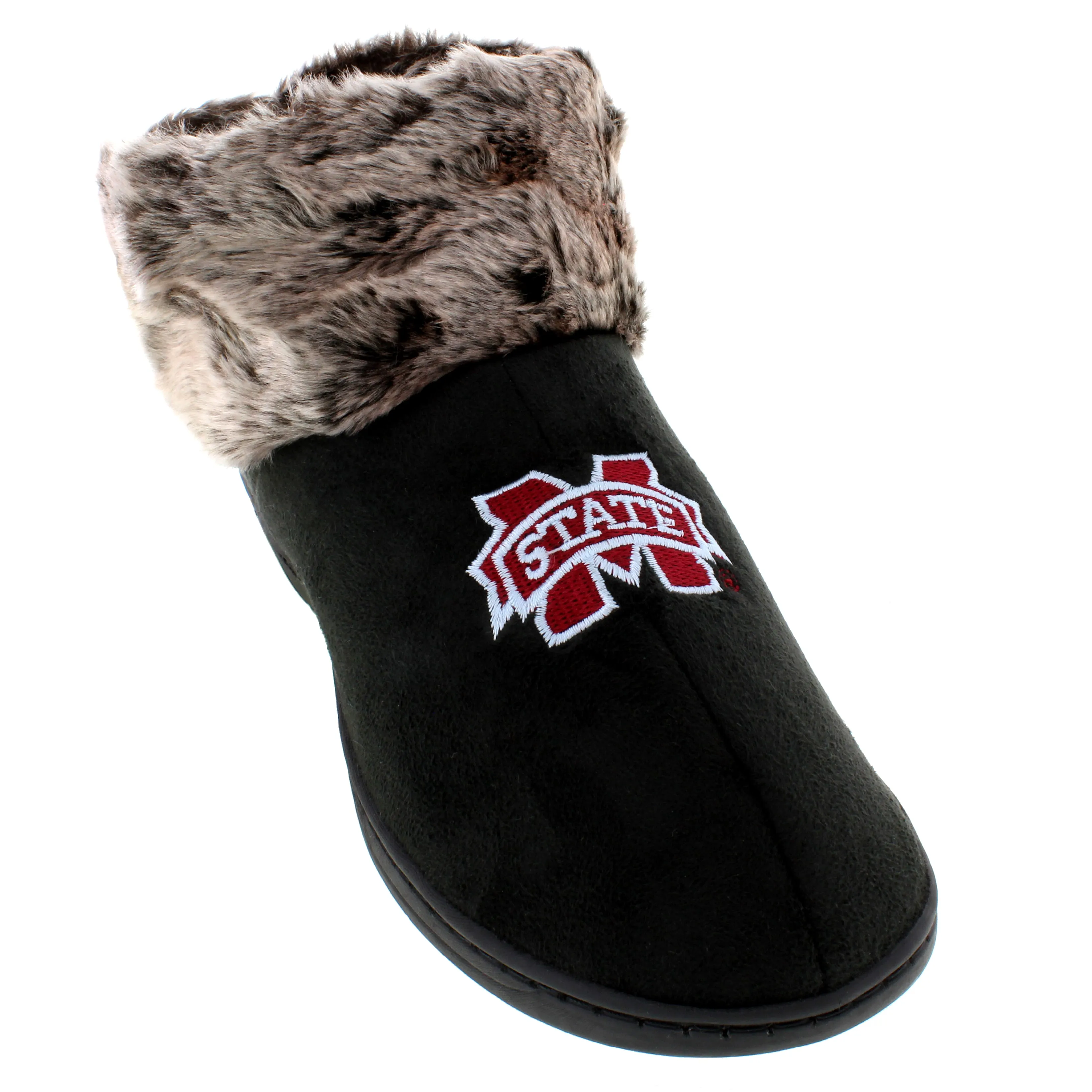 Mississippi State Bulldogs Faux Sheepskin Furry Top Slipper