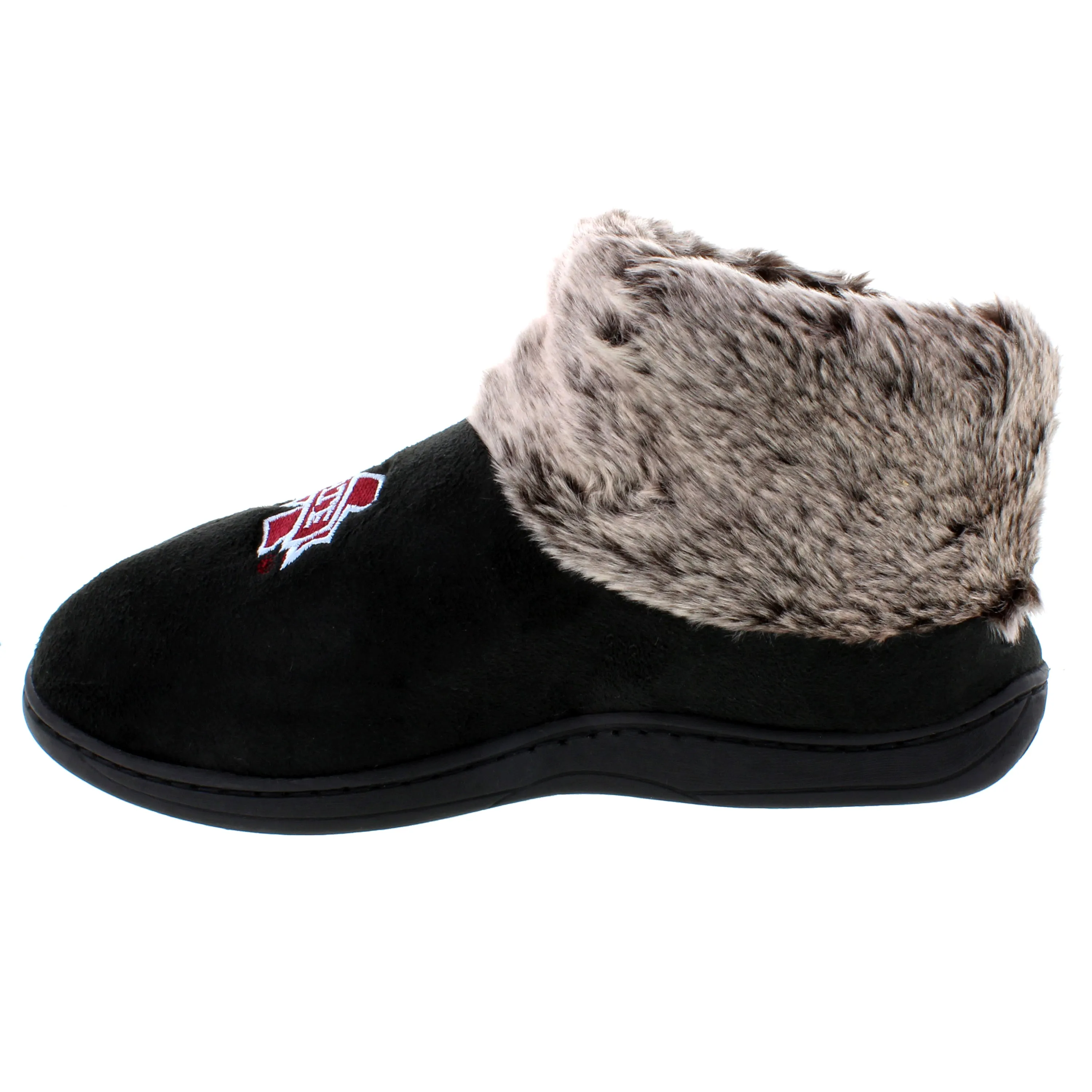 Mississippi State Bulldogs Faux Sheepskin Furry Top Slipper