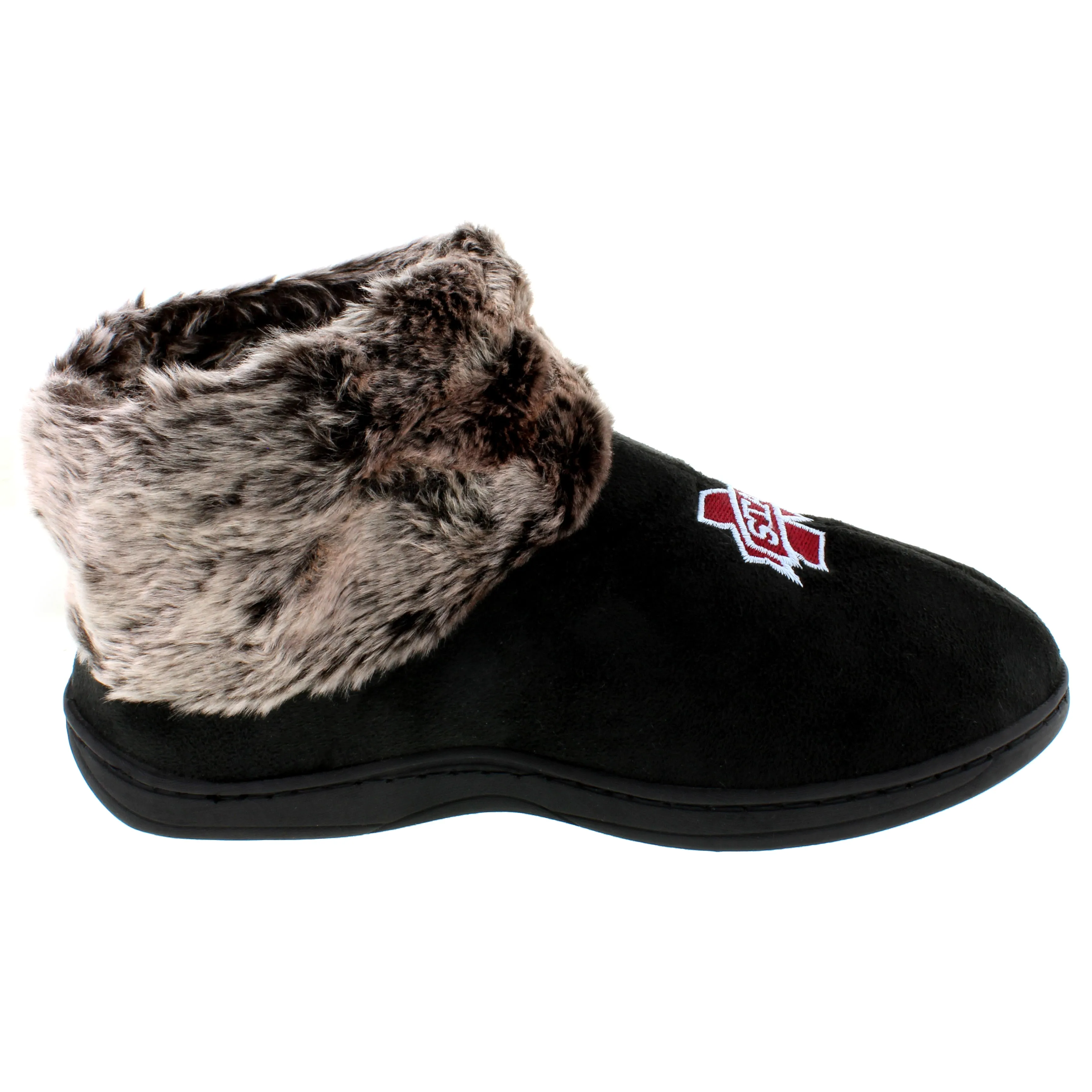 Mississippi State Bulldogs Faux Sheepskin Furry Top Slipper