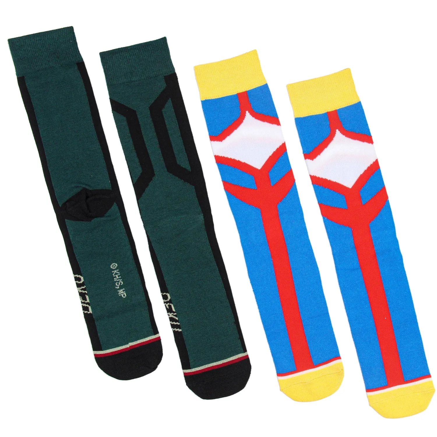 My Hero Academia Men's 12 Days Of Socks Crew and Ankle Mix and Match Gift Set