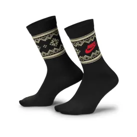 Nike Essentials Crew Fair Isle Golf Socks 2024 - FZ3071 010