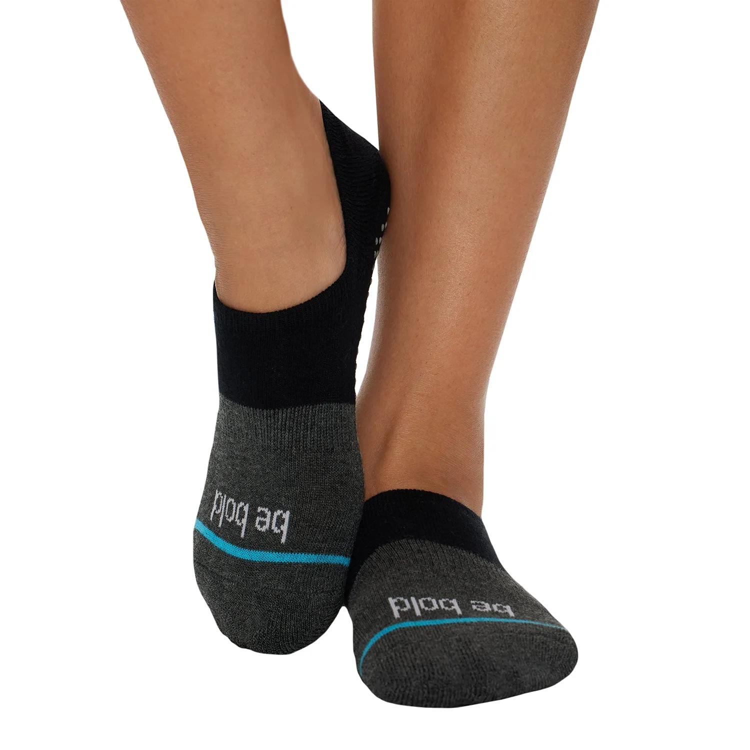 **No Show** Be Bold Quinn Grip Socks (Sparrow)