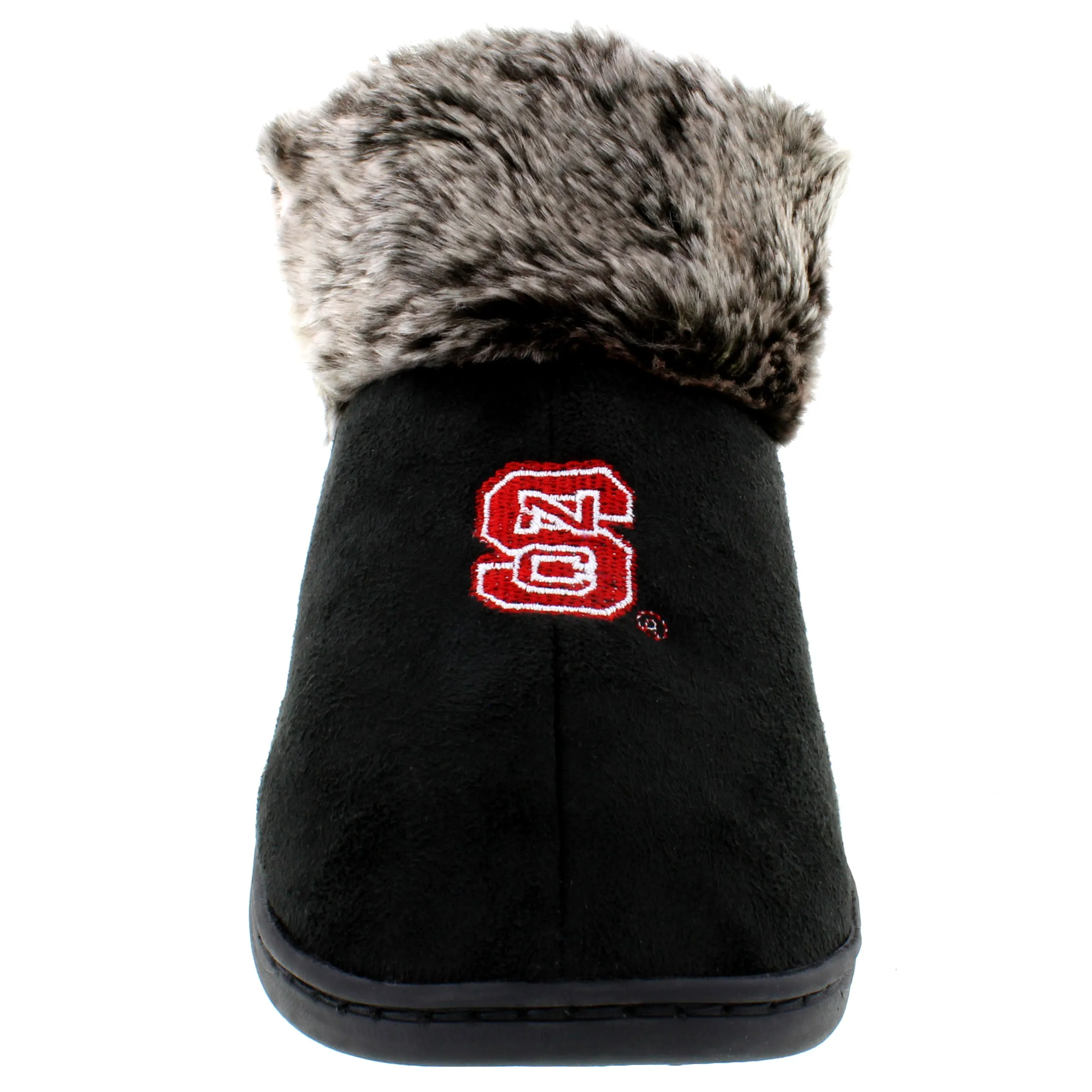 North Carolina State Wolfpack Faux Sheepskin Furry Top Slipper