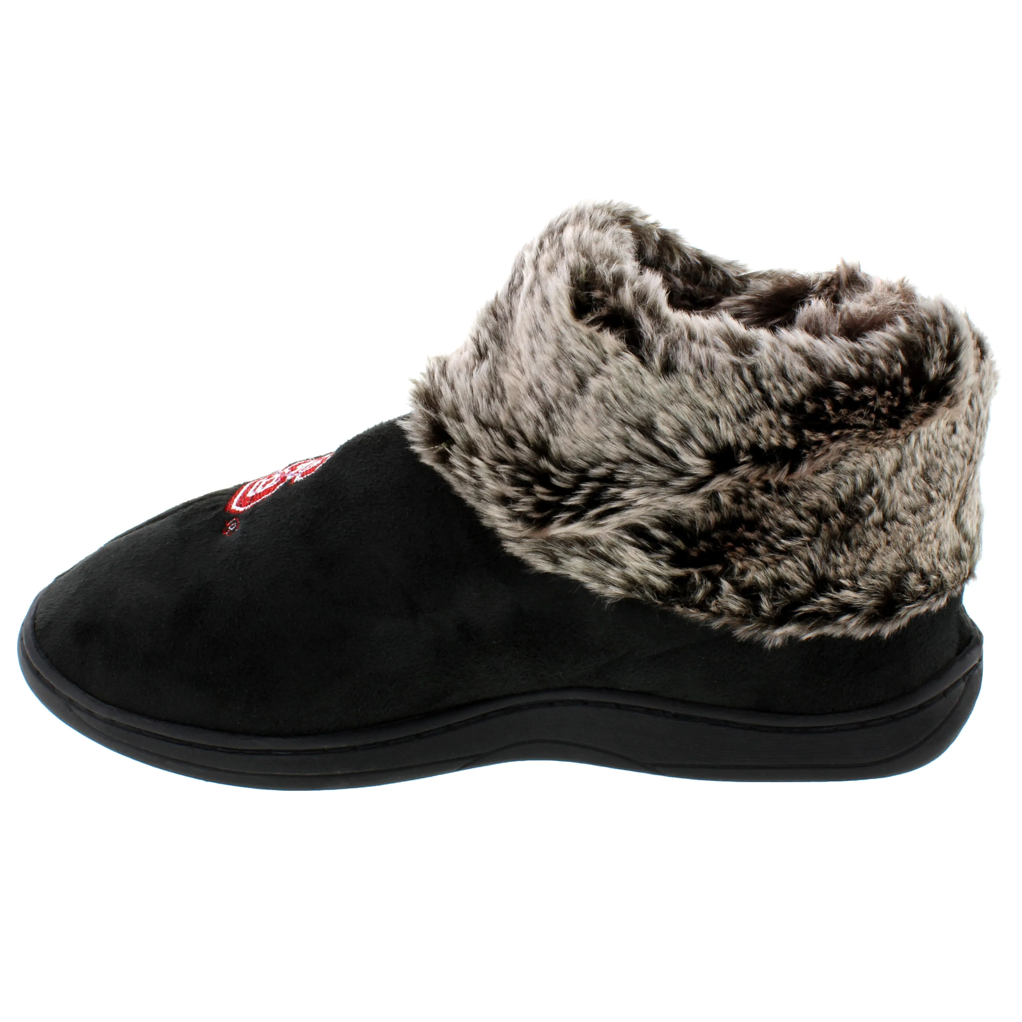 North Carolina State Wolfpack Faux Sheepskin Furry Top Slipper