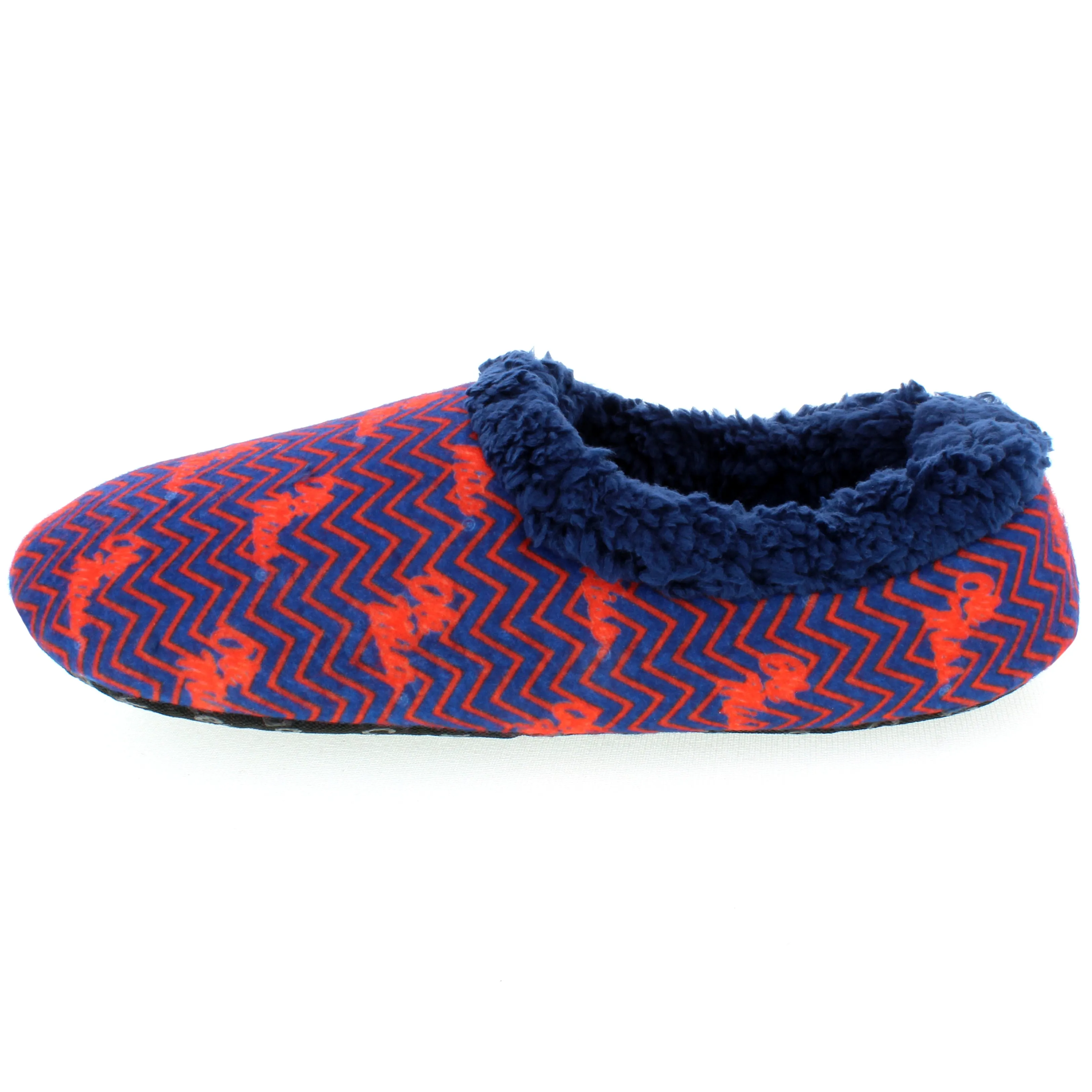 Ole Miss Rebels Chevron Slip On Slippers