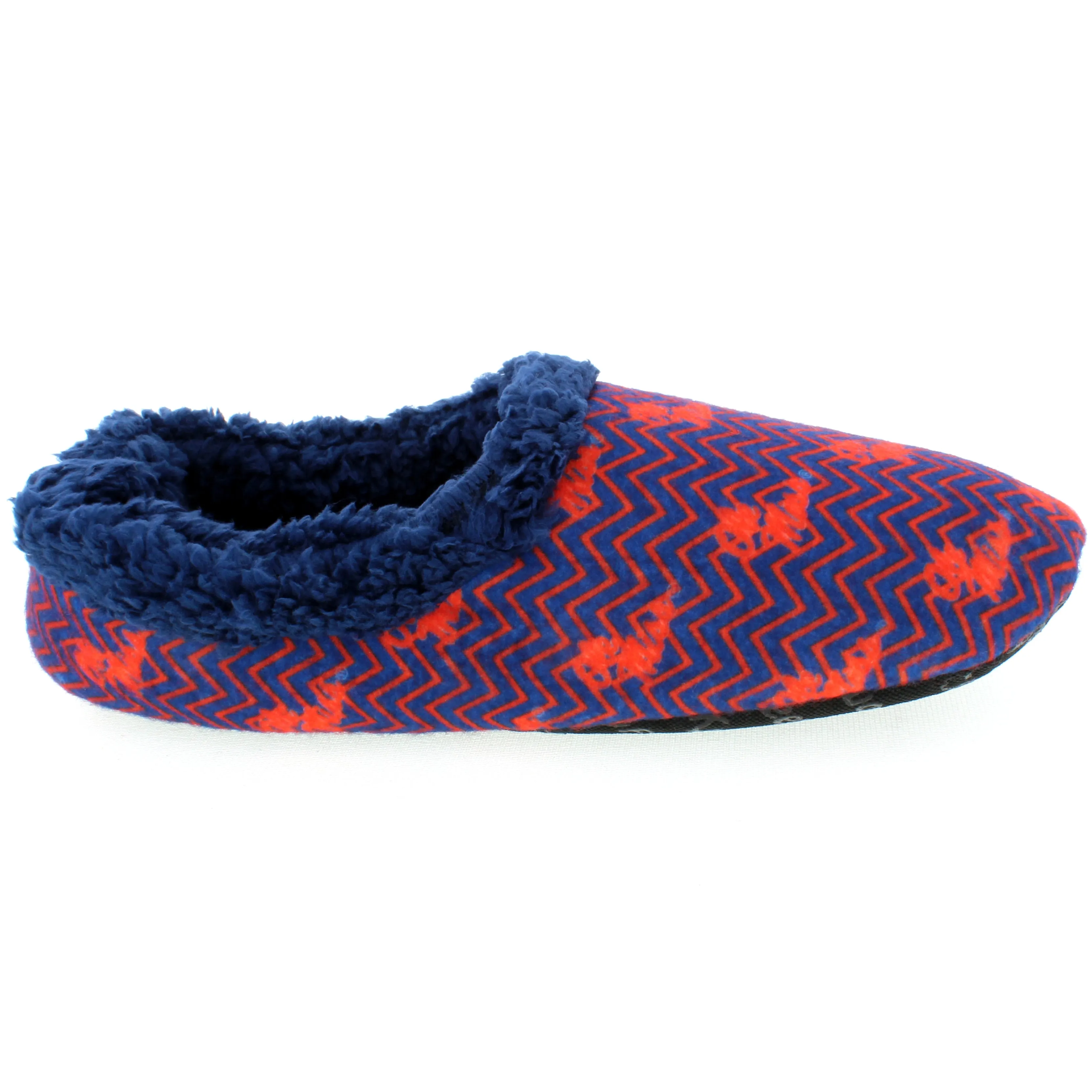 Ole Miss Rebels Chevron Slip On Slippers