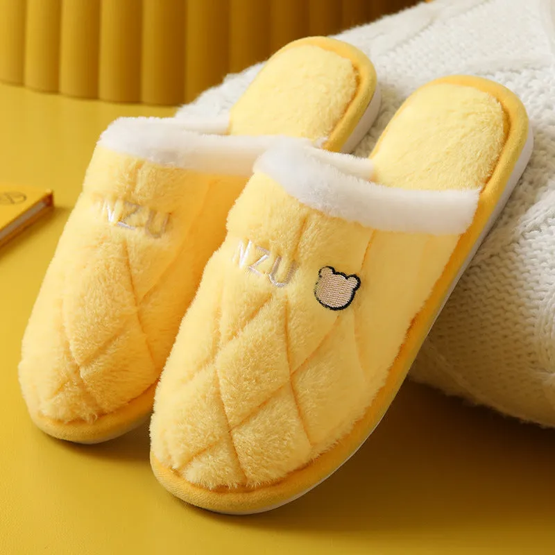 Plush Slippers for Women: Non-Slip