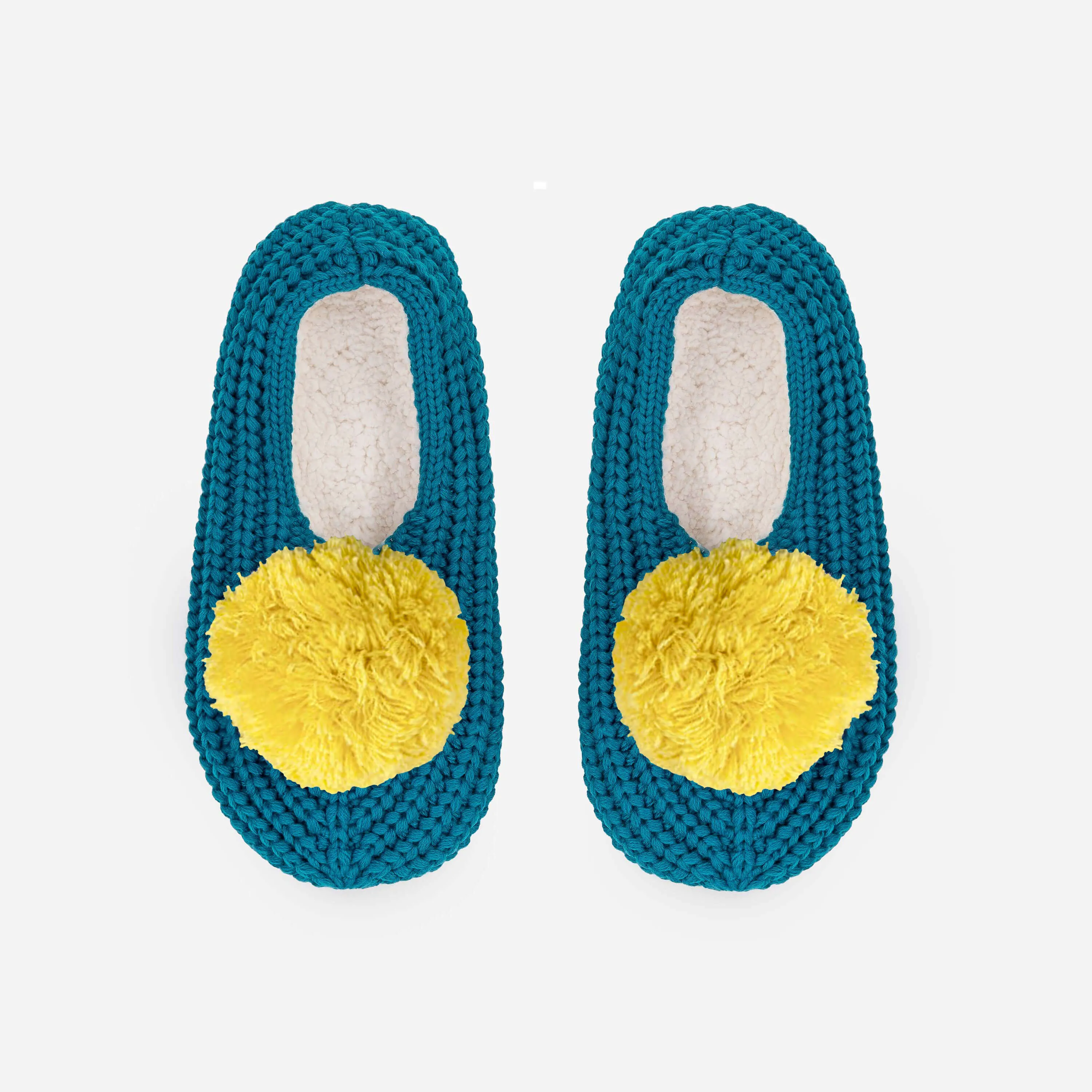 Pom Knit Slippers