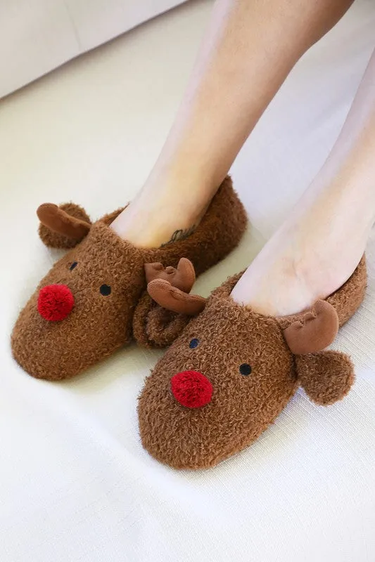 Reindeer Slippers