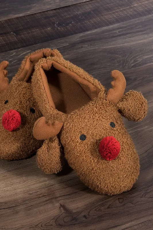 Reindeer Slippers