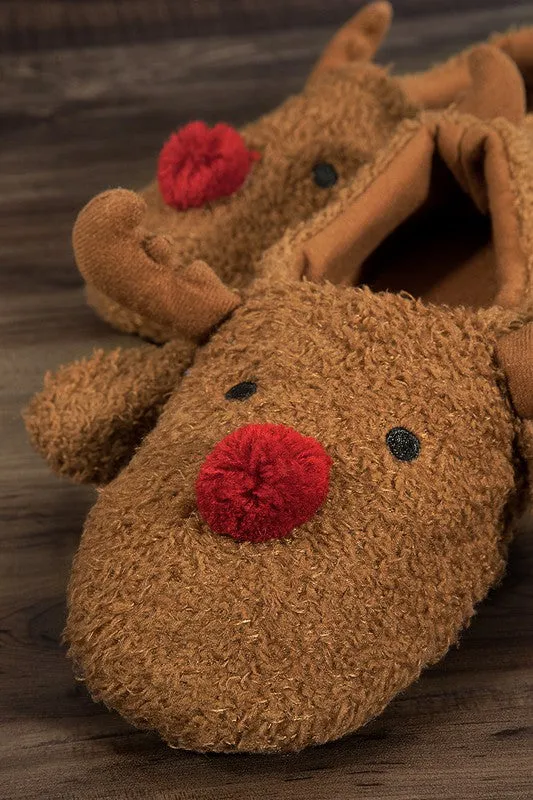 Reindeer Slippers