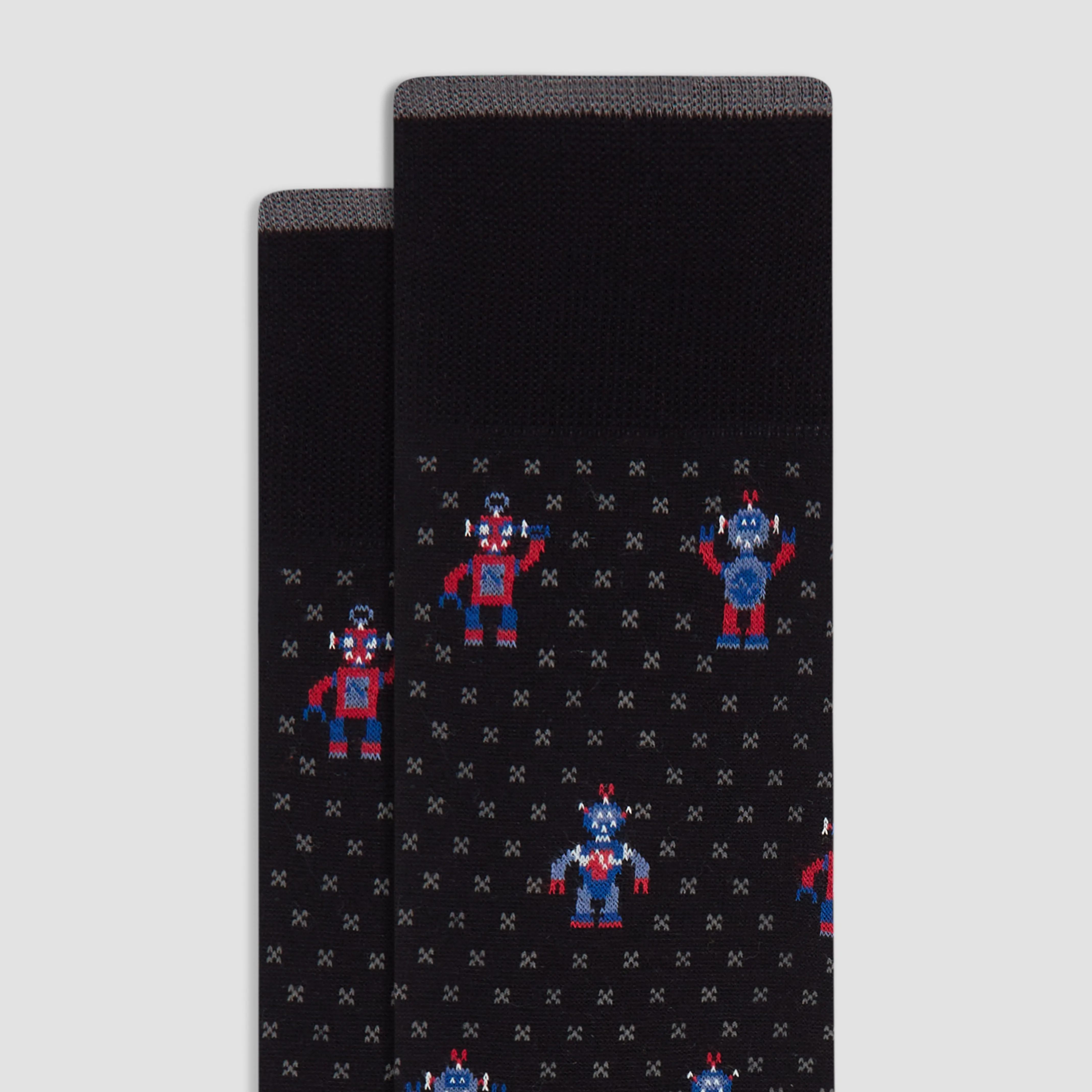 Robot Mid-Calf Socks