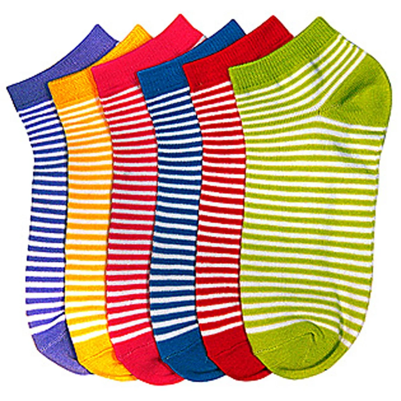 Sakkas Women's Poly Blend Soft and Stretchy Low cut Pattern Socks Asst 6-Pack