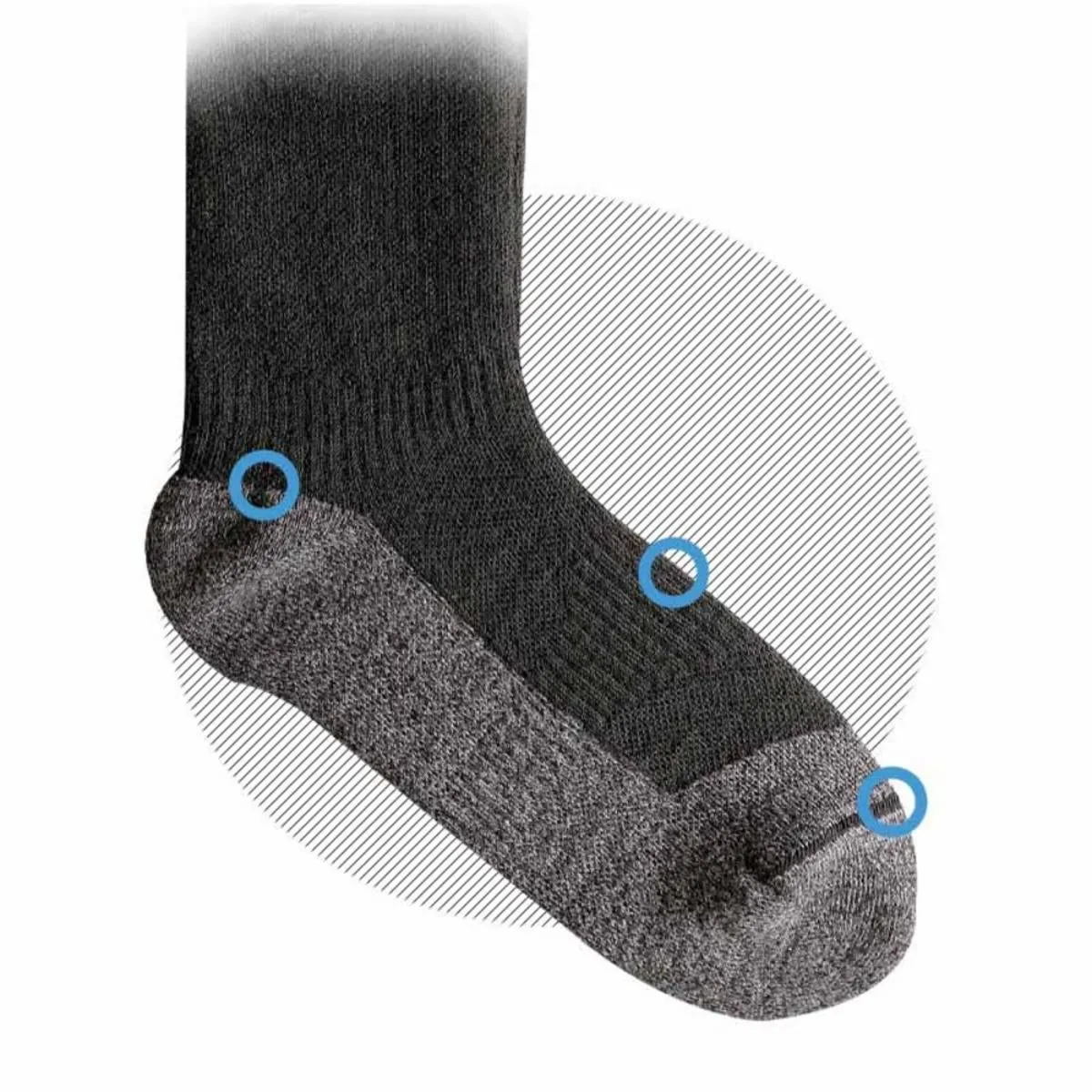 SealSkinz Nordelph Waterproof Warm Weather Soft Touch Mid Length Socks